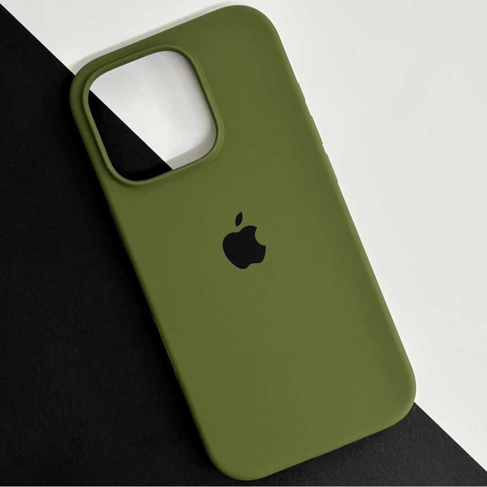 Silicone Case Full Protective (AA) для iPhone 16 Pro (Virid)-0